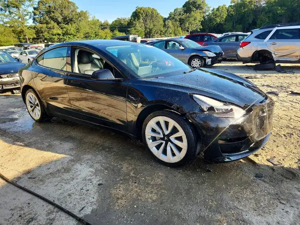 5YJ3E1EA3NF290006 — 2022 Tesla Model 3, фото 4 с аукциона Copart 30.09.2026, Передняя часть