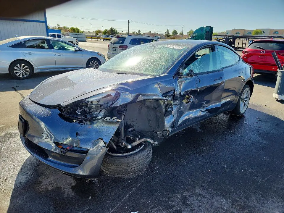 2022 Tesla MODEL 3 VIN 5YJ3E1EA8NF371227 фото 1