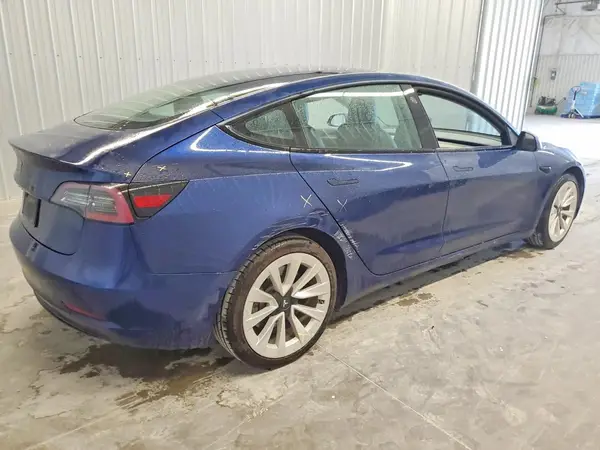 5YJ3E1EA5NF368642 — 2022 Tesla Model 3, фото 3 с аукциона Copart 28.09.2026, Задняя часть