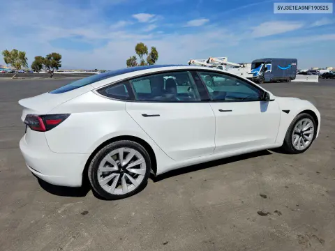 2022 Tesla Model 3 VIN 5YJ3E1EA9NF190525 фото 3