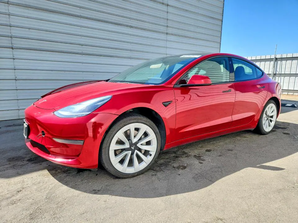 2022 Tesla MODEL 3 VIN 5YJ3E1EA4NF184910 фото 1