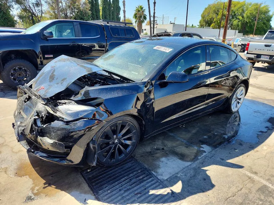 2022 Tesla MODEL 3 VIN 5YJ3E1EB1NF287274 фото 1