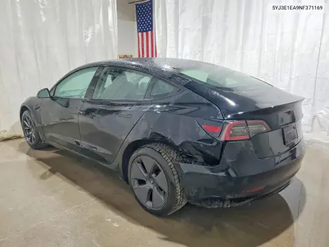 2022 Tesla Model 3 VIN 5YJ3E1EA9NF371169 фото 2