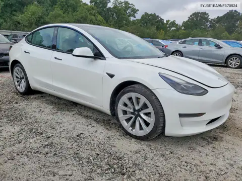 2022 Tesla Model 3 VIN 5YJ3E1EA9NF370524 фото 4