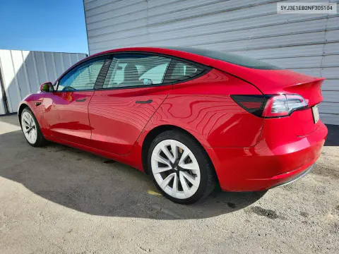 2022 Tesla Model 3 VIN 5YJ3E1EB2NF305104 фото 2