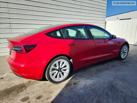 2022 Tesla Model 3 VIN 5YJ3E1EB2NF305104 фото 3