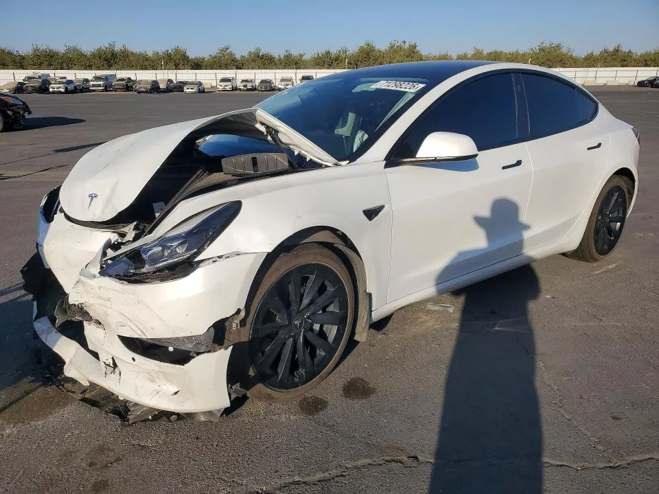 2022 Tesla MODEL 3 VIN 5YJ3E1EA1NF252046 фото 1
