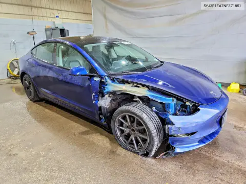 2022 Tesla Model 3 VIN 5YJ3E1EA7NF371851 фото 4