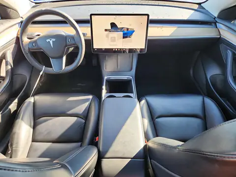 5YJ3E1EA4NF287356 — 2022 Tesla Model 3, Передняя часть, фото до ремонта