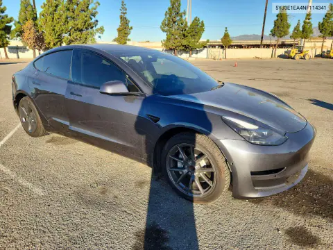 2022 Tesla Model 3 VIN 5YJ3E1EA4NF114341 фото 4