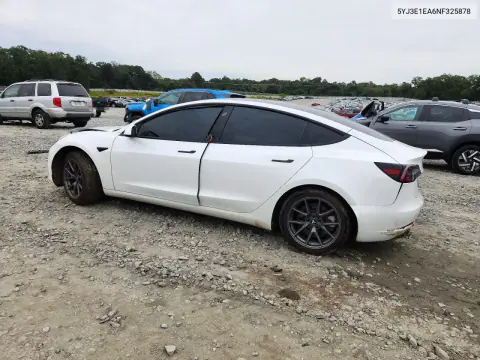 2022 Tesla Model 3 VIN 5YJ3E1EA6NF325878 фото 2
