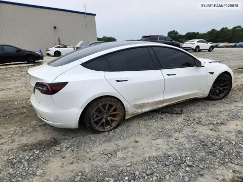 2022 Tesla Model 3 VIN 5YJ3E1EA6NF325878 фото 3