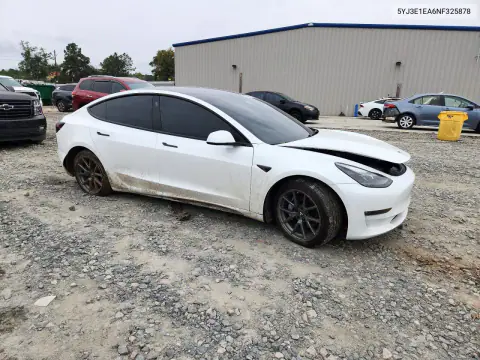2022 Tesla Model 3 VIN 5YJ3E1EA6NF325878 фото 4