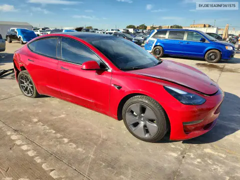 2022 Tesla Model 3 VIN 5YJ3E1EA3NF361575 фото 4