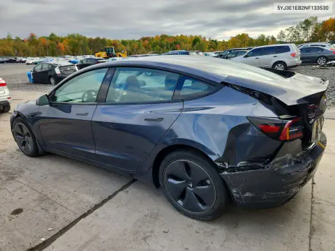 2022 Tesla Model 3 VIN 5YJ3E1EB2NF133530 фото 2