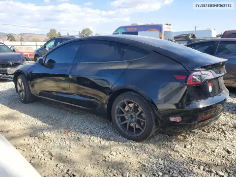2022 Tesla Model 3 VIN 5YJ3E1EB5NF363112 фото 2