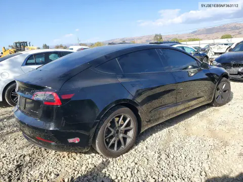 2022 Tesla Model 3 VIN 5YJ3E1EB5NF363112 фото 3