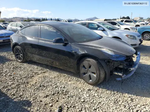 2022 Tesla Model 3 VIN 5YJ3E1EB5NF363112 фото 4