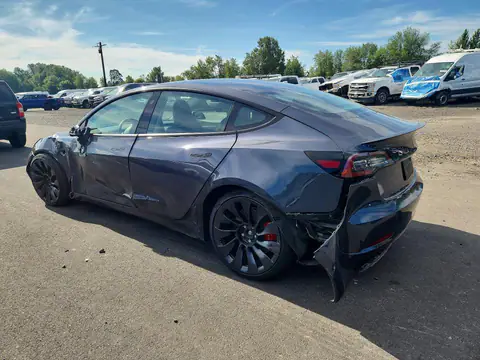 5YJ3E1EC5PF395473 — 2023 Tesla Model 3, фото 2 с аукциона Copart 14.10.2026, Задняя часть