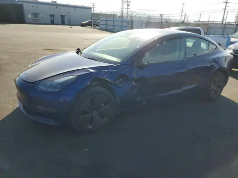 5YJ3E1EA7PF420887 — 2023 Tesla Model 3, Передняя часть (Front End), фото до ремонта