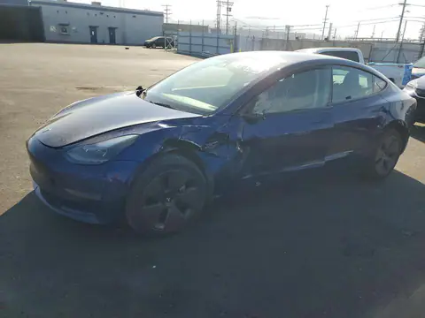 5YJ3E1EA7PF420887 — 2023 Tesla Model 3, Передняя часть (Front End), фото до ремонта