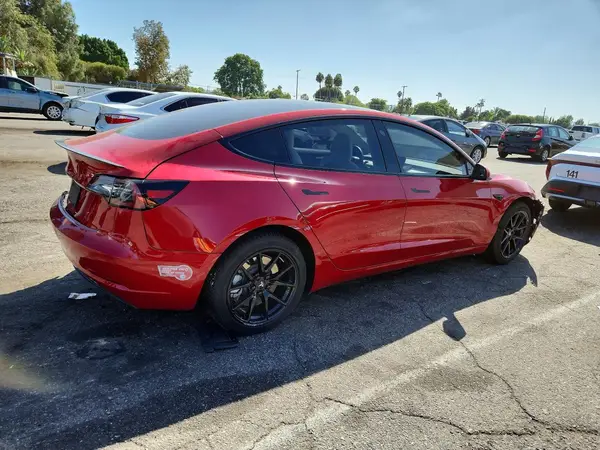 5YJ3E1EA4PF438778 — 2023 Tesla Model 3, фото 3 с аукциона Copart, Задняя часть