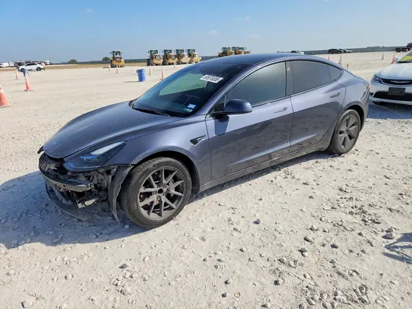 5YJ3E1EA0PF460308 — 2023 Tesla Model 3, Передняя часть (Front End), фото до ремонта