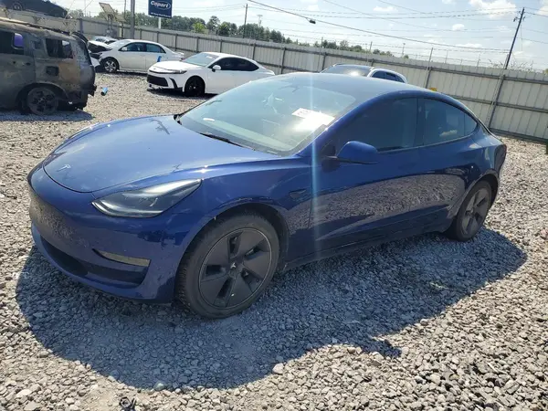 5YJ3E1EAXPF543454 — 2023 Tesla Model 3, Задняя часть (Rear End), фото до ремонта