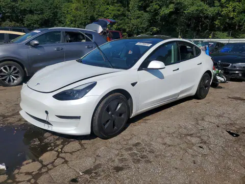 5YJ3E1EA1PF549966 — 2023 Tesla Model 3, Передняя часть (Front End), фото до ремонта