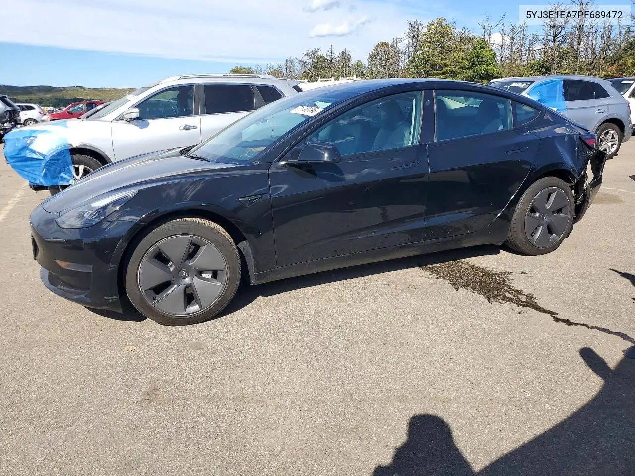 2023 Tesla Model 3 VIN 5YJ3E1EA7PF689472 фото 1