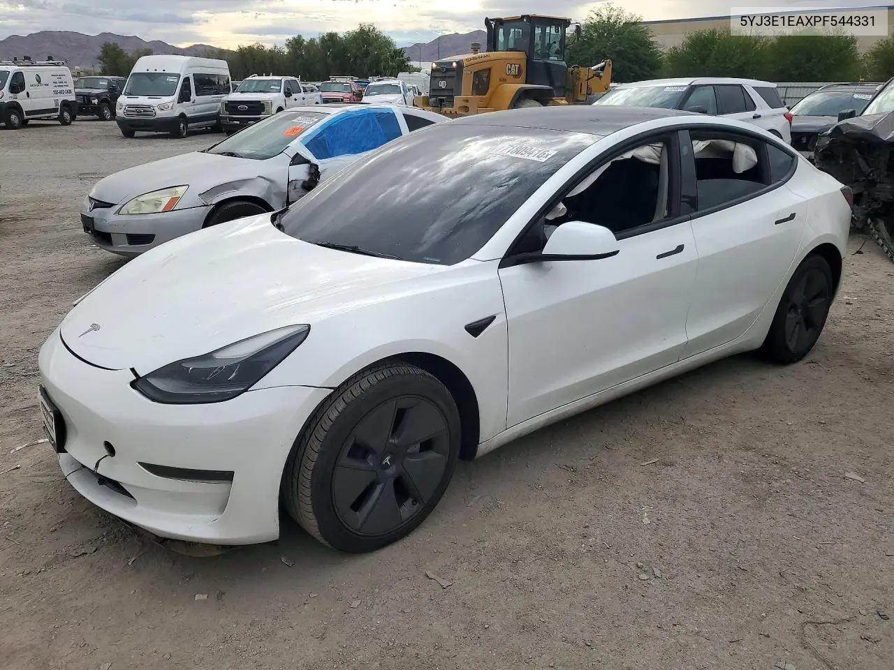 2023 Tesla Model 3 VIN 5YJ3E1EAXPF544331 фото 1