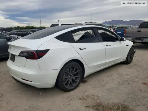 2023 Tesla Model 3 VIN 5YJ3E1EAXPF544331 фото 3