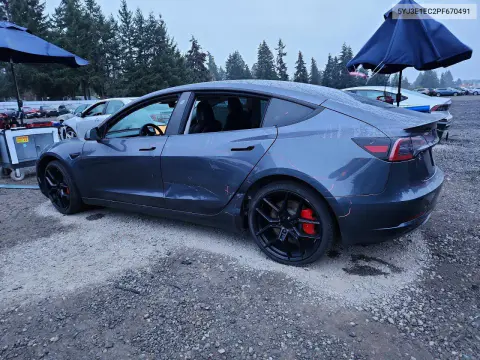 2023 Tesla Model 3 VIN 5YJ3E1EC2PF670491 фото 2