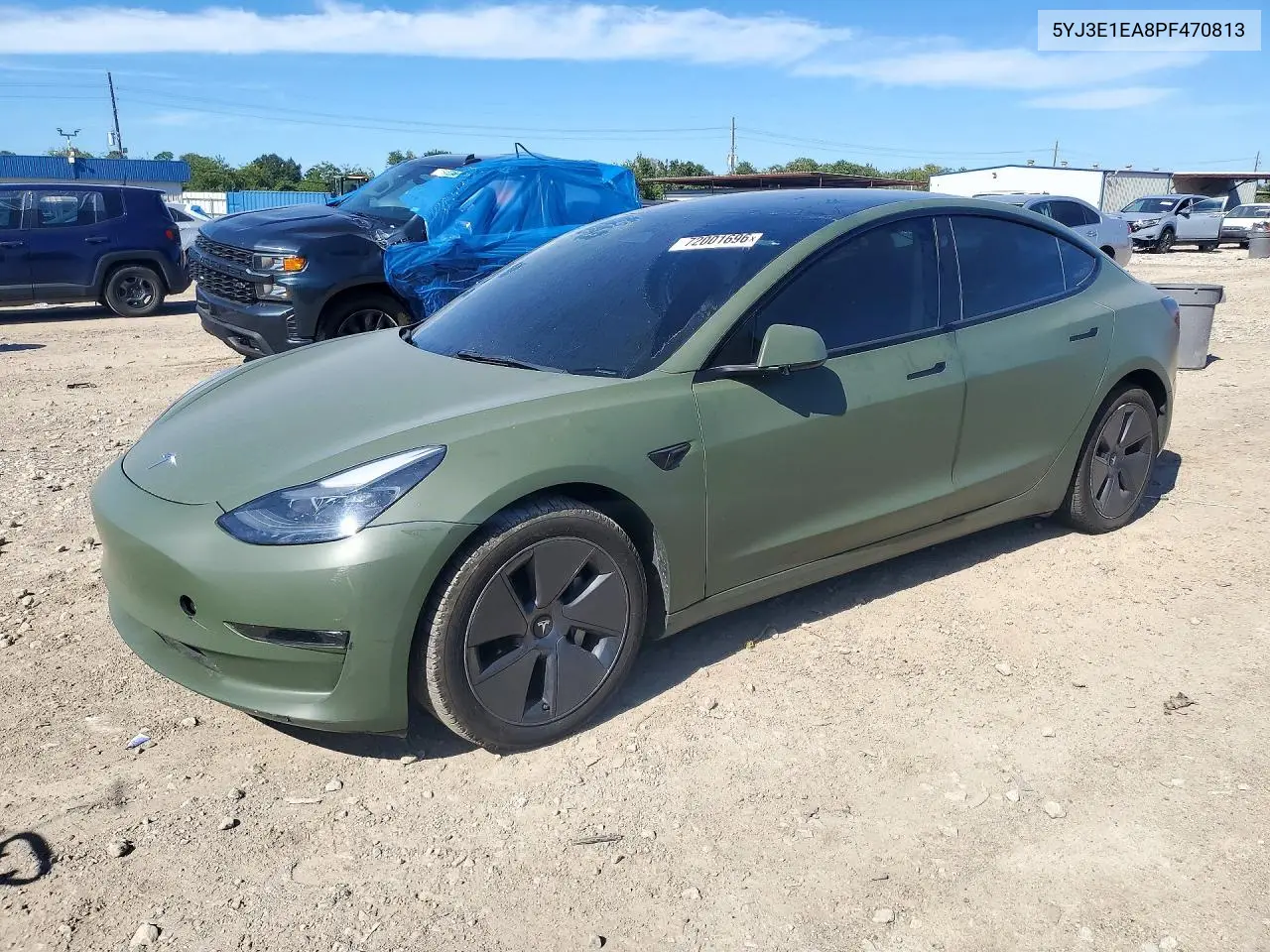 2023 Tesla Model 3 VIN 5YJ3E1EA8PF470813 фото 1