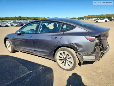 2023 Tesla Model 3 VIN 5YJ3E1EA7PF706075 фото 2