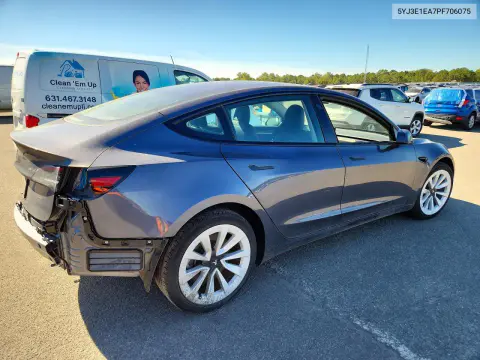 2023 Tesla Model 3 VIN 5YJ3E1EA7PF706075 фото 3