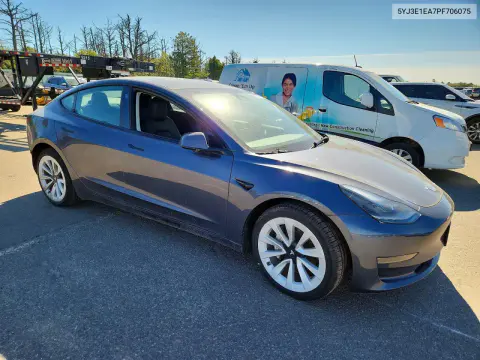 2023 Tesla Model 3 VIN 5YJ3E1EA7PF706075 фото 4