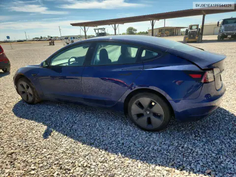 2023 Tesla Model 3 VIN 5YJ3E1EA1PF544329 фото 2