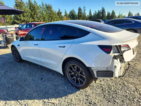 2023 Tesla Model 3 VIN 5YJ3E1EB3PF393535 фото 2