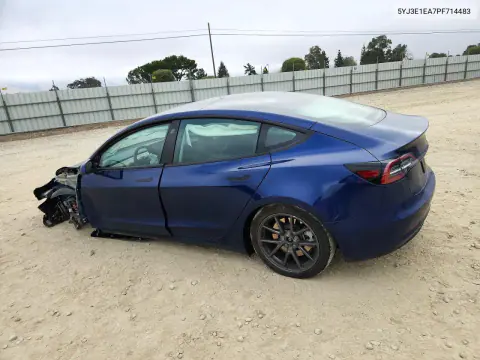 2023 Tesla Model 3 VIN 5YJ3E1EA7PF714483 фото 2