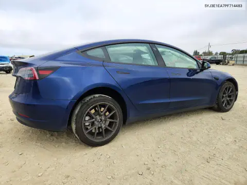 2023 Tesla Model 3 VIN 5YJ3E1EA7PF714483 фото 3