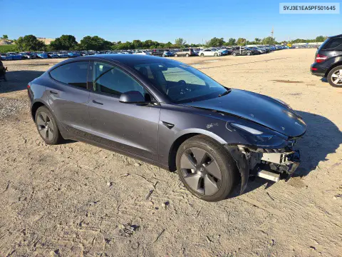 2023 Tesla Model 3 VIN 5YJ3E1EA5PF501645 фото 4