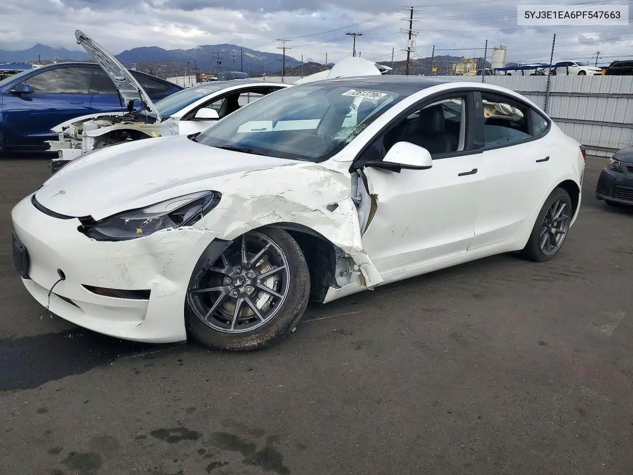 2023 Tesla Model 3 VIN 5YJ3E1EA6PF547663 фото 1