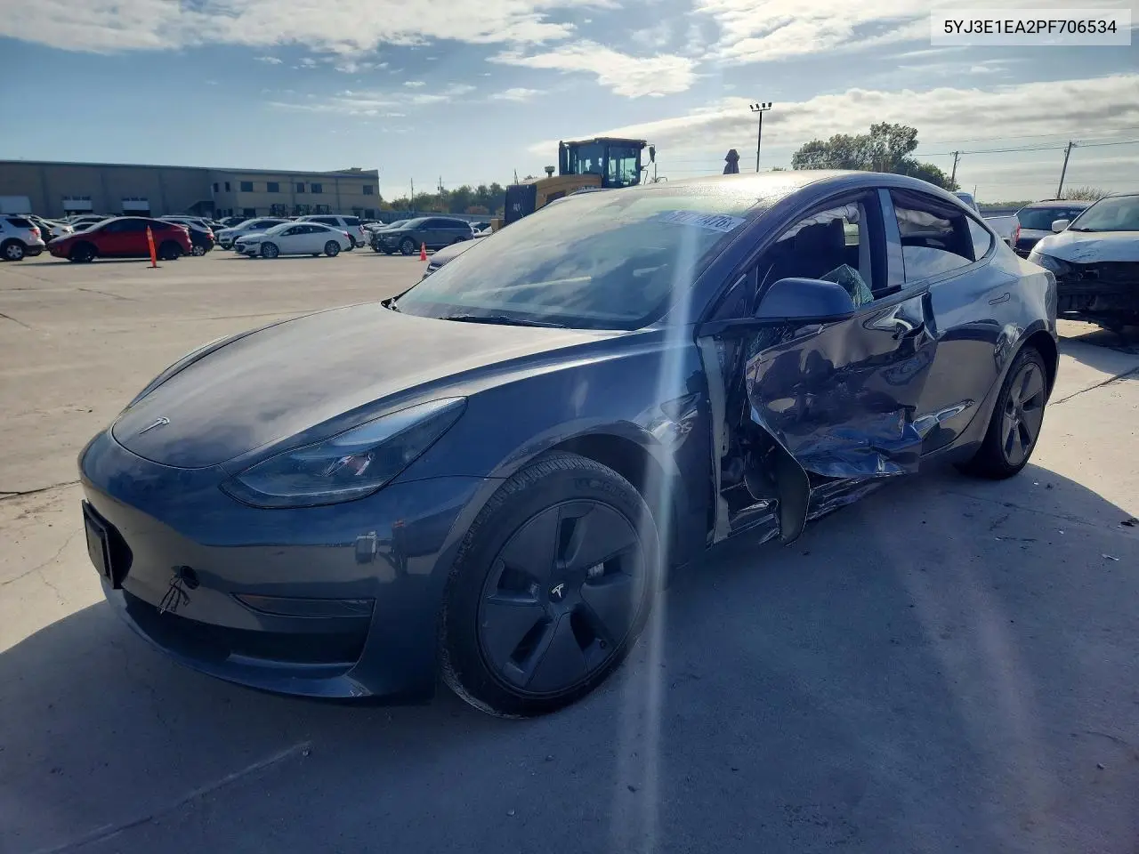 2023 Tesla Model 3 VIN 5YJ3E1EA2PF706534 фото 1
