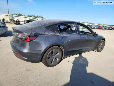 2023 Tesla Model 3 VIN 5YJ3E1EA2PF706534 фото 3
