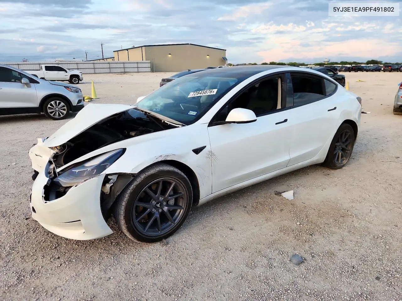 2023 Tesla Model 3 VIN 5YJ3E1EA9PF491802 фото 1