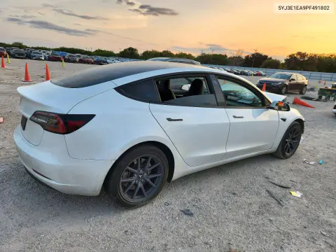 2023 Tesla Model 3 VIN 5YJ3E1EA9PF491802 фото 3