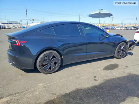 2024 Tesla Model 3 VIN 5YJ3E1ET4RF885048 фото 3