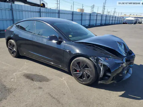 2024 Tesla Model 3 VIN 5YJ3E1ET4RF885048 фото 4