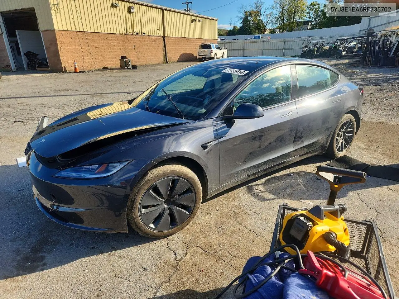 2024 Tesla Model 3 VIN 5YJ3E1EA6RF735702 фото 1